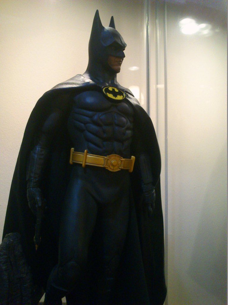 batman keaton statue